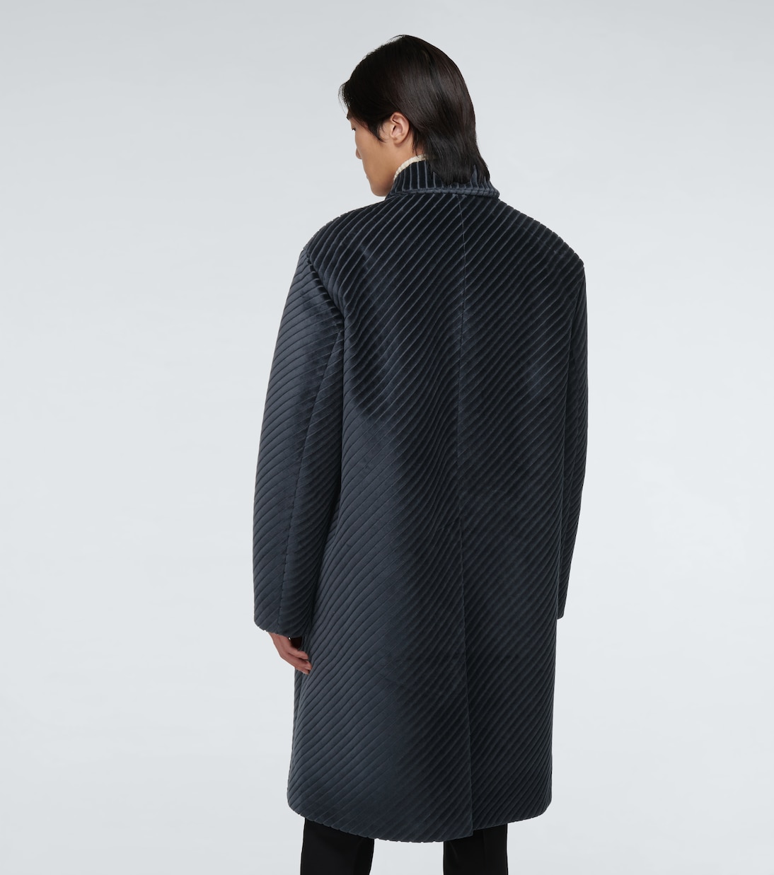 Abrigo de terciopelo de algodón | Prada