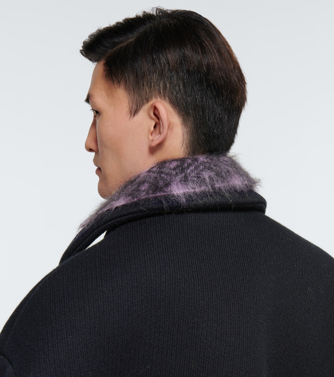 Double-breasted virgin wool peacoat | Prada