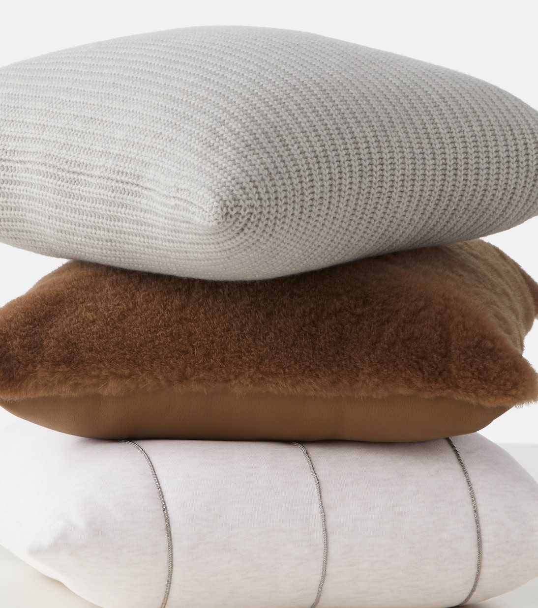 Coussin en coton à sequins | Brunello Cucinelli