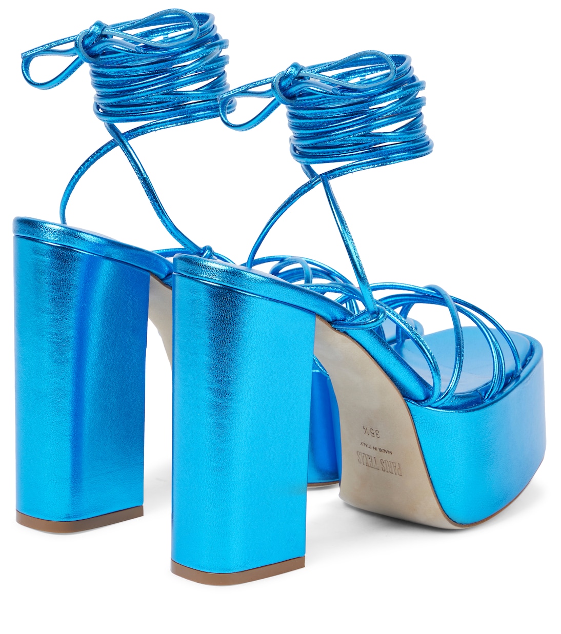Malena 130 leather platform sandals | Paris Texas