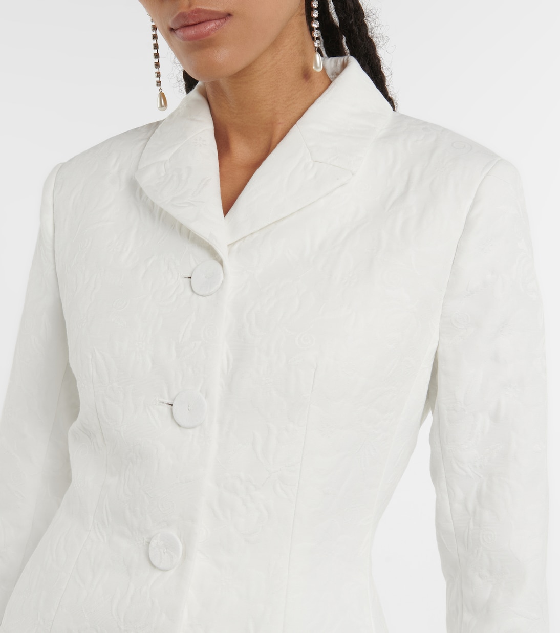 Bridal Calla cloqué coat | Erdem