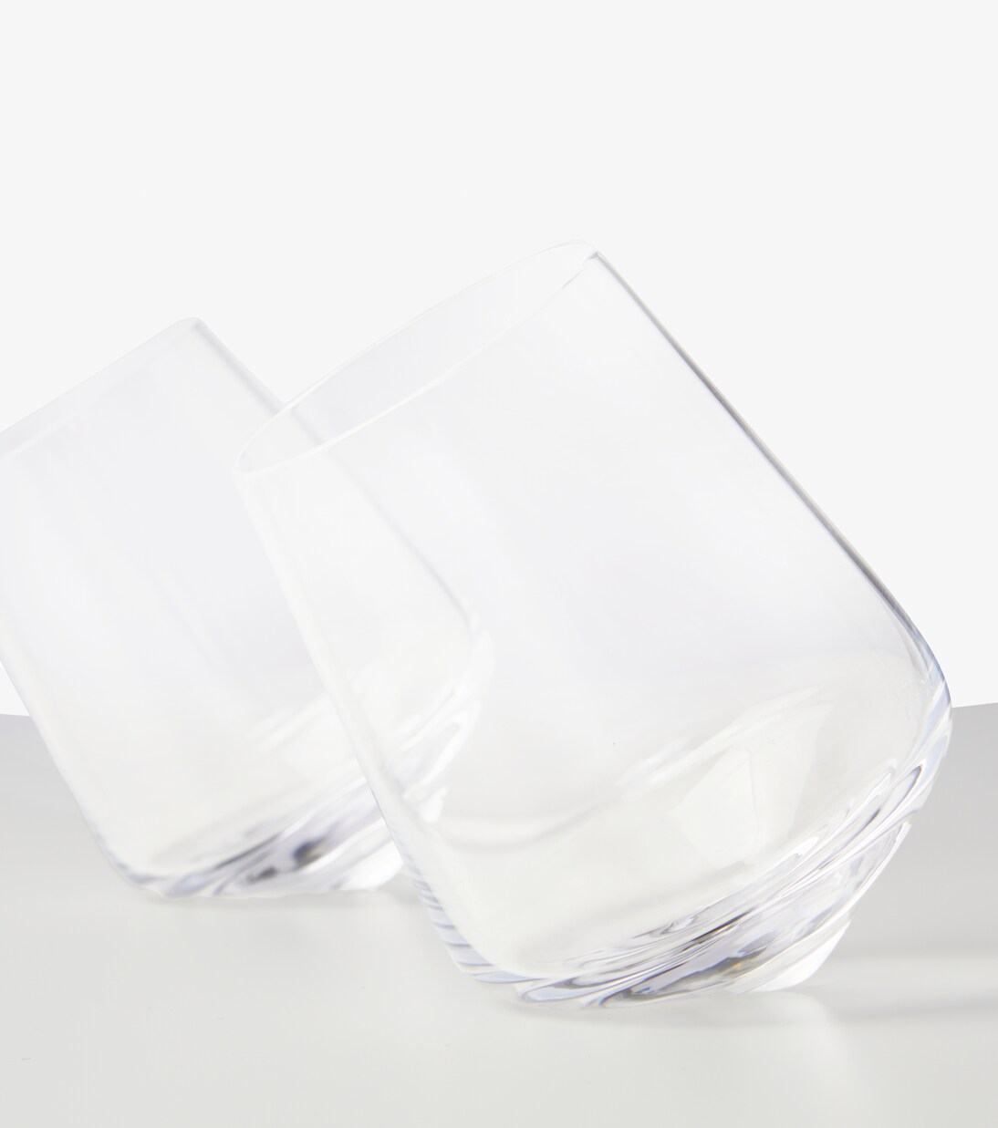 Balance set of 2 wine glasses | Nude