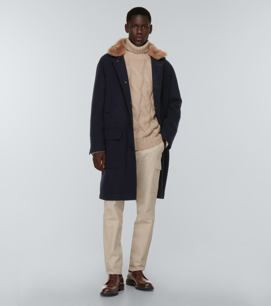 Leather Derby shoes | Brunello Cucinelli