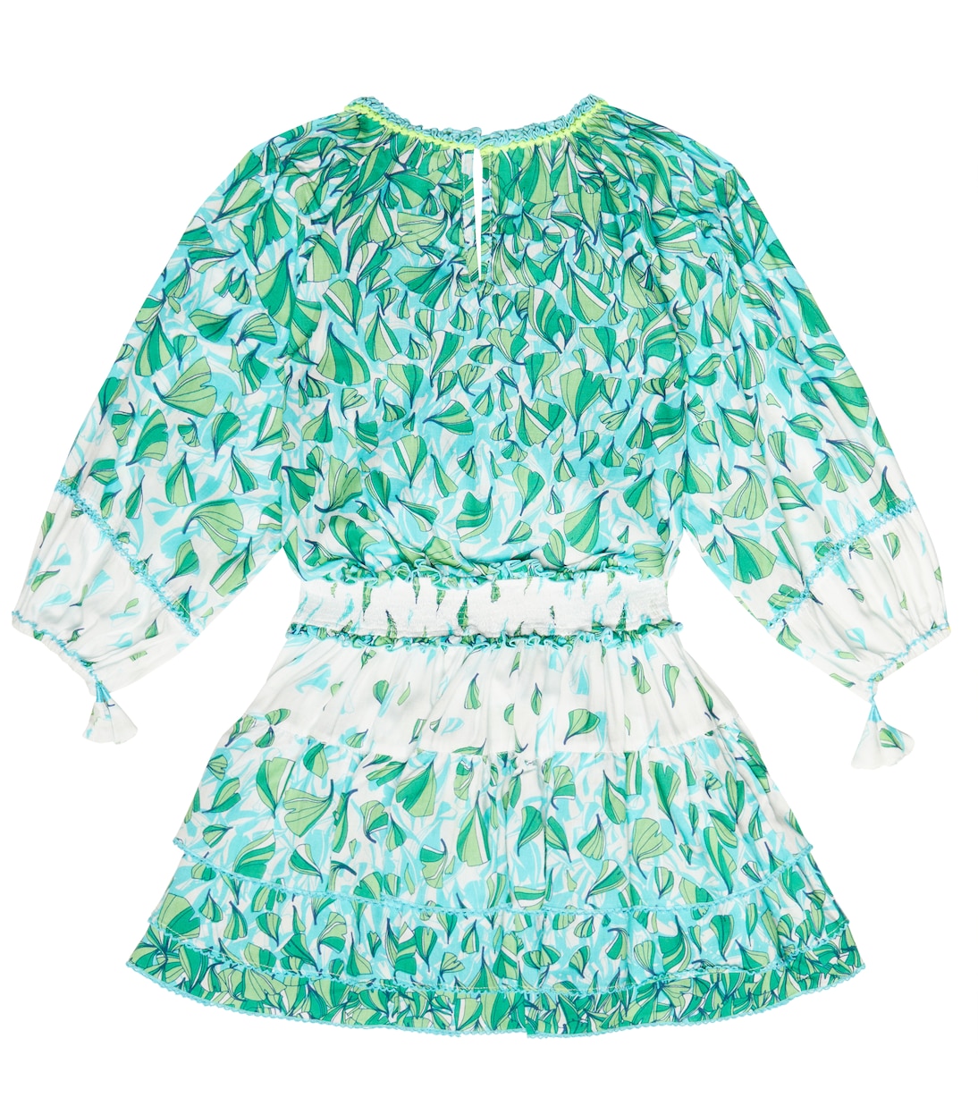 Ariel printed tiered dress | Poupette St Barth Kids