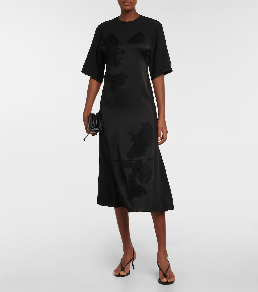 Midikleid mit Spitze | Victoria Beckham