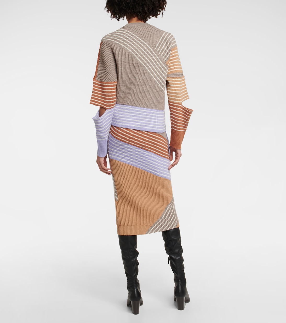 Jersey de lana virgen acanalado | Stella McCartney