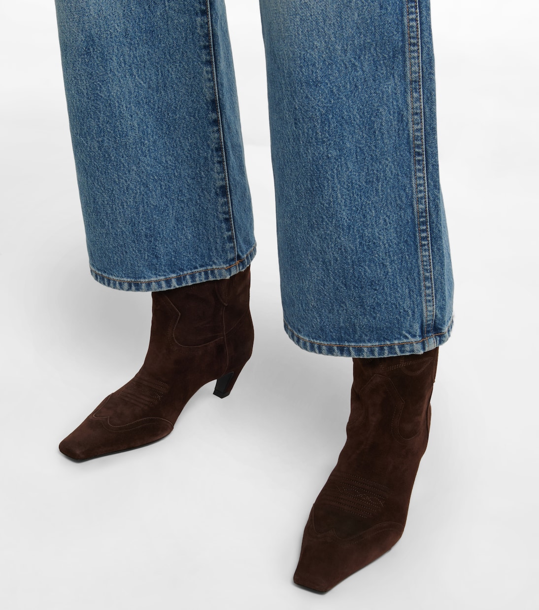 Stivaletti texani Dallas in suede | Khaite