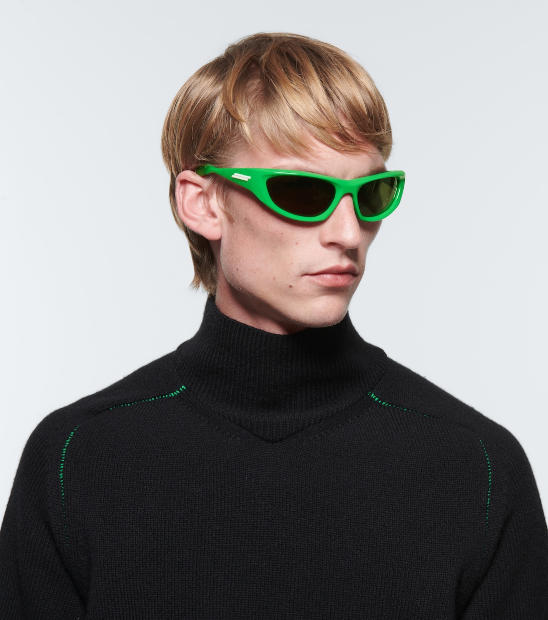 Sonnenbrille Cone Wraparound | Bottega Veneta