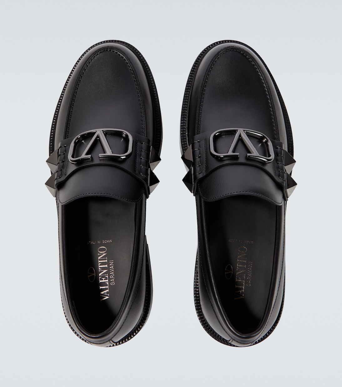 Mocassins VLogo Stud en cuir | Valentino Garavani