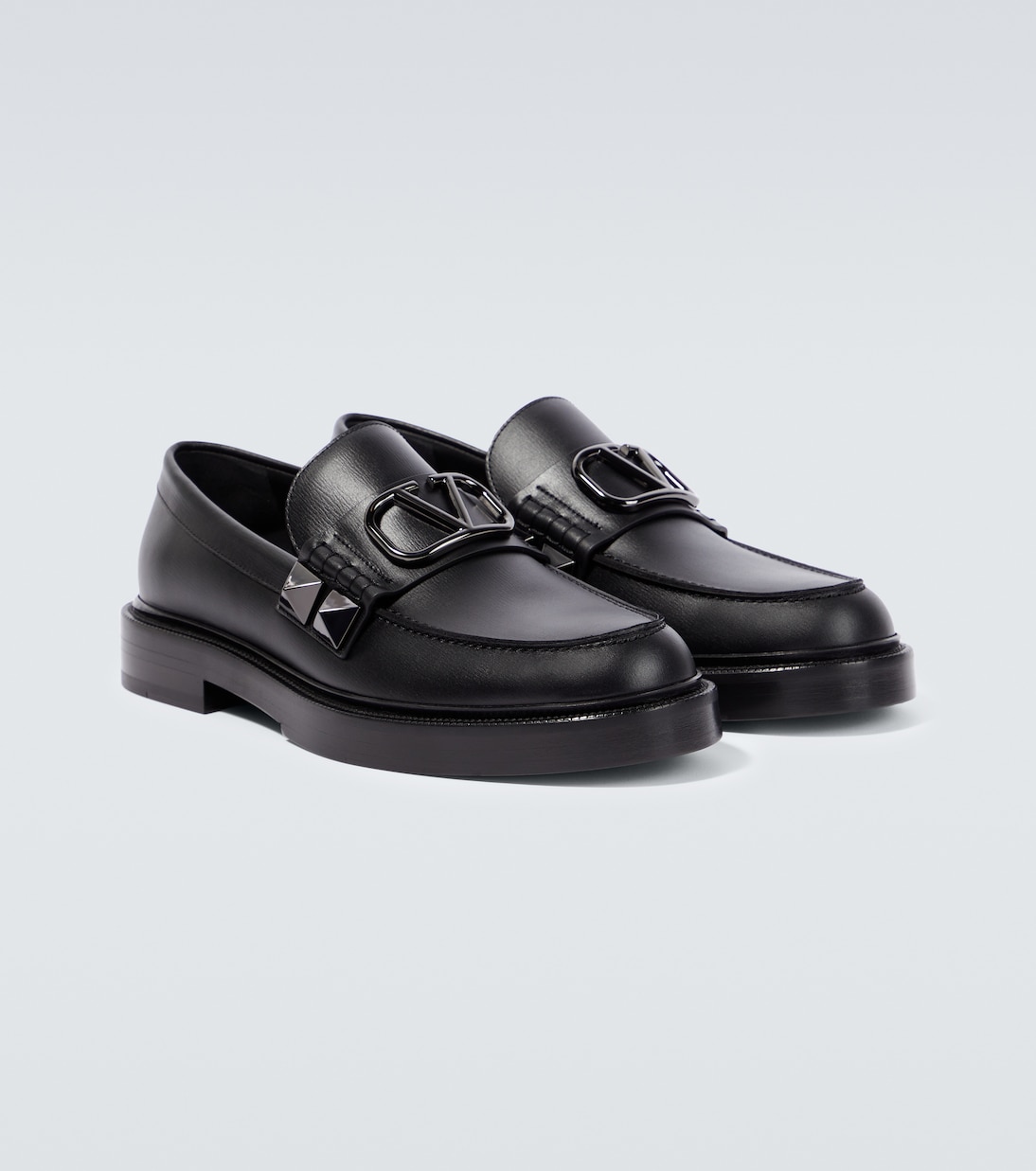 Mocassins VLogo Stud en cuir | Valentino Garavani