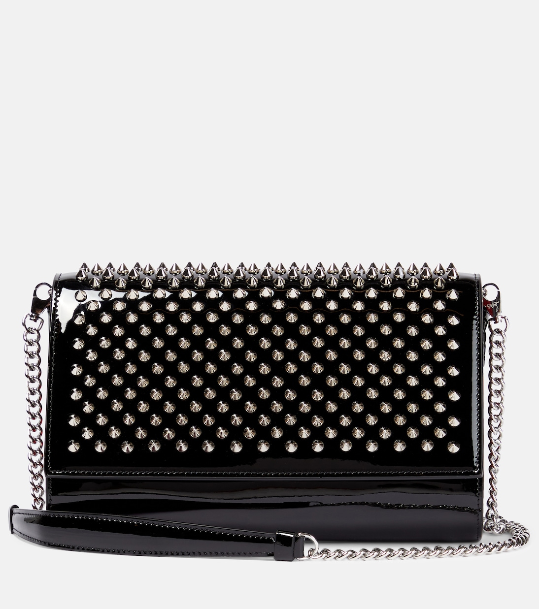 Clutch Paloma in vernice con borchie | Christian Louboutin
