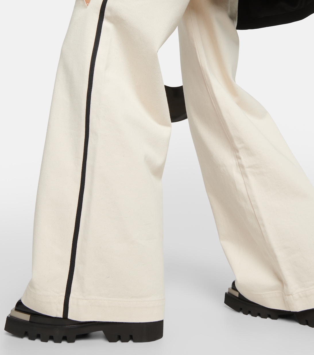 Distressed high-rise wide-leg jeans | Peter Do