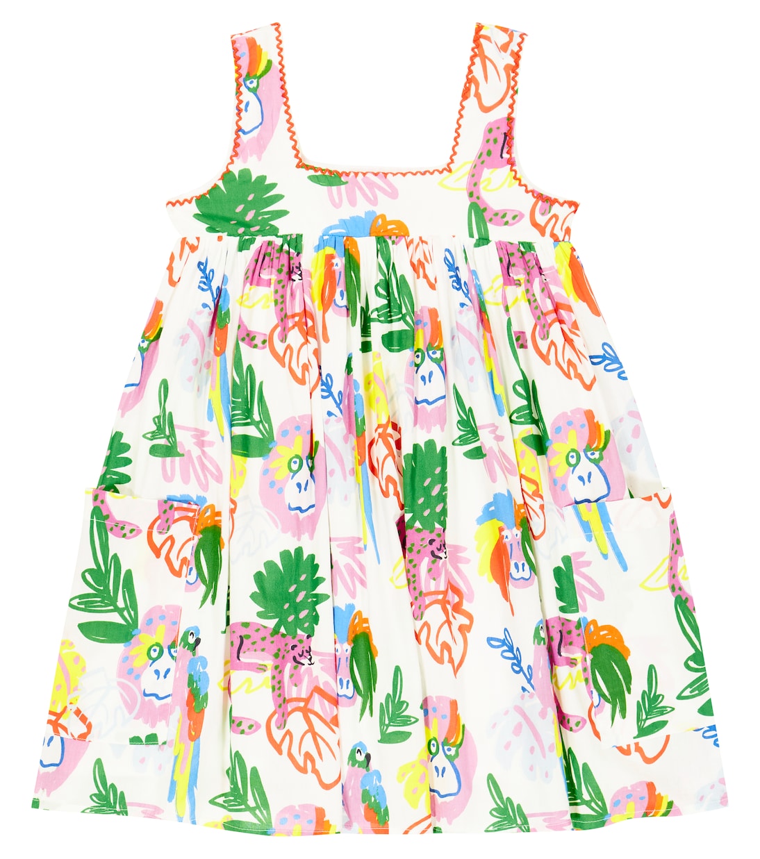 Abito in cotone con stampa | Stella McCartney Kids