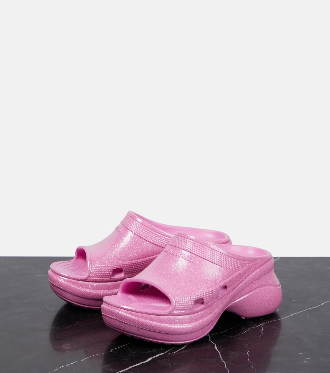 x Crocs Sandali con platform in Rosa Balenciaga Mytheresa