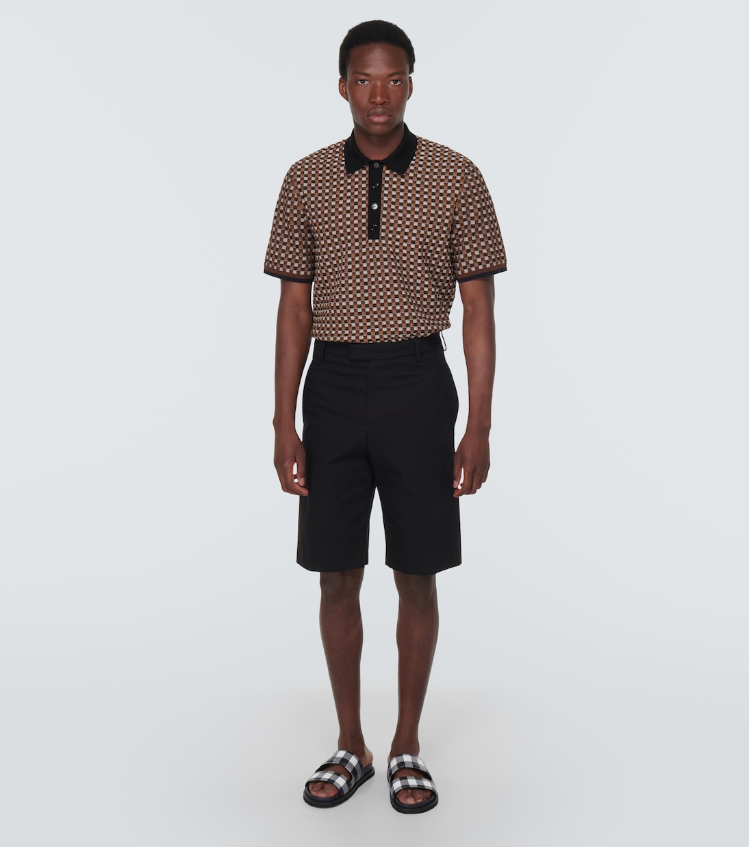 Checked canvas slides | Burberry