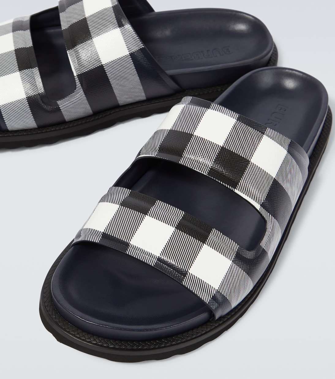 Checked canvas slides | Burberry