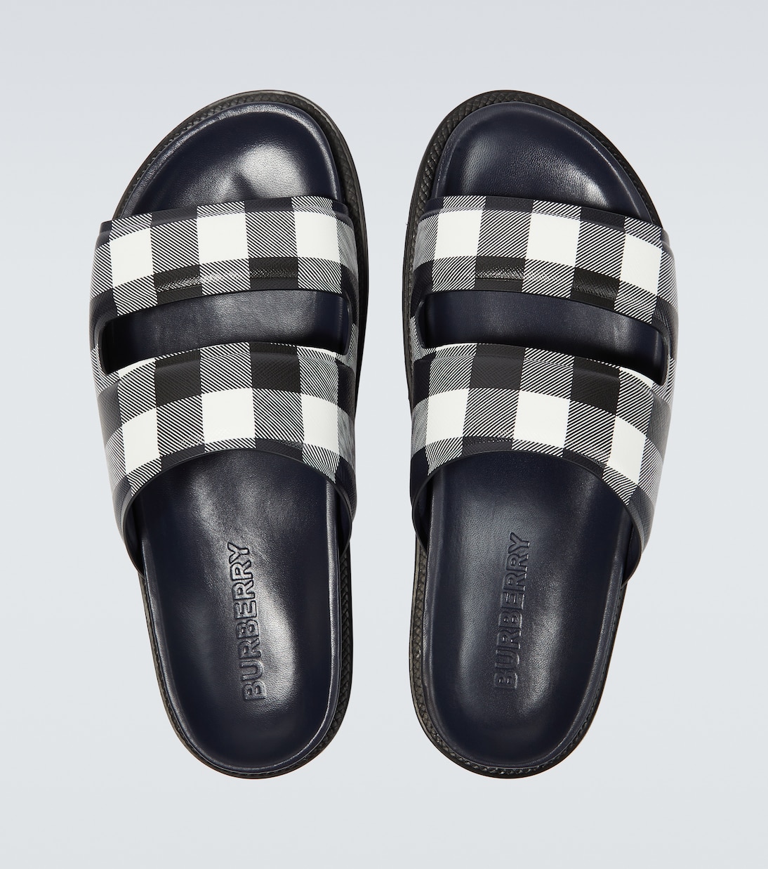 Checked canvas slides | Burberry