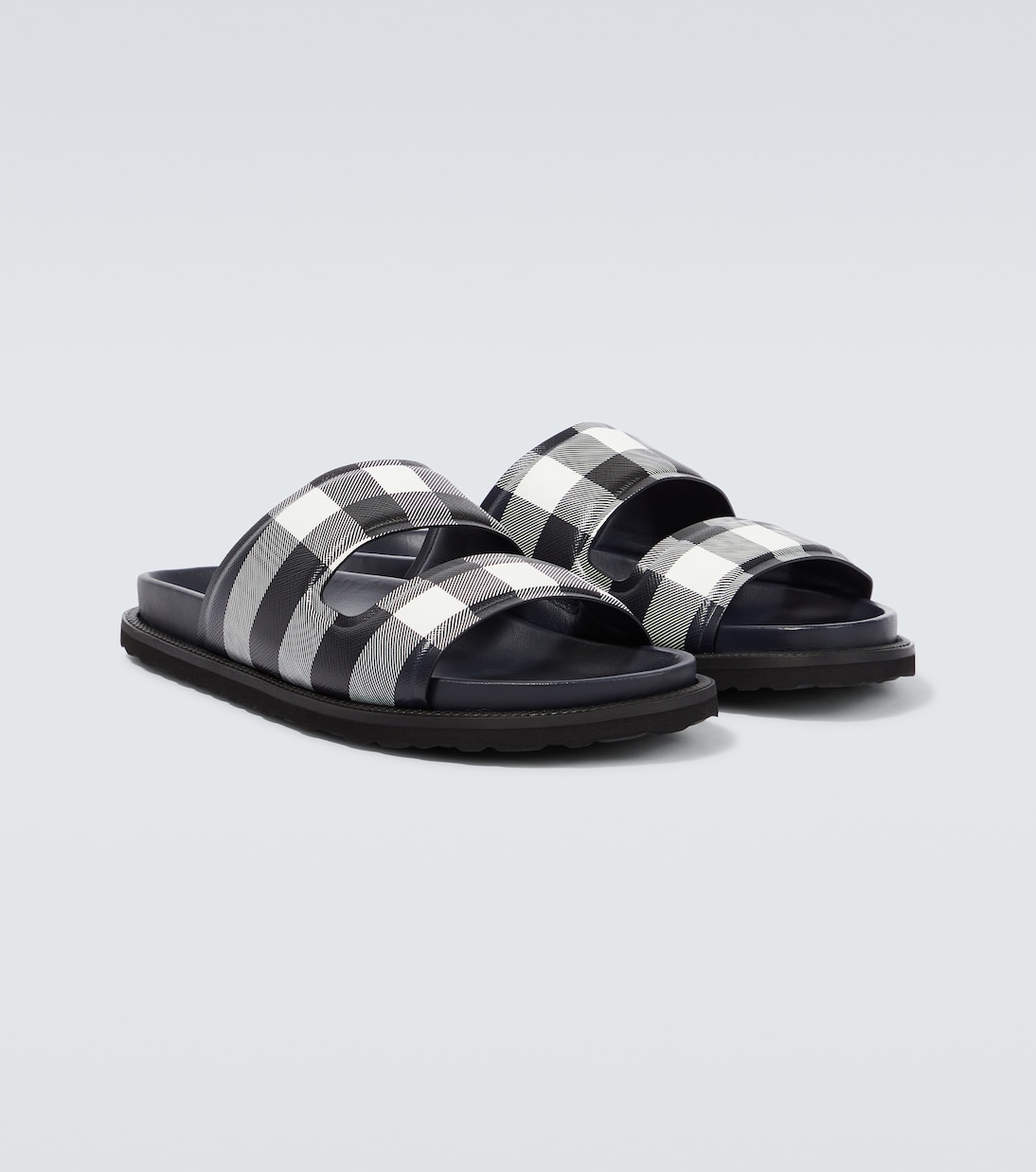 Checked canvas slides | Burberry