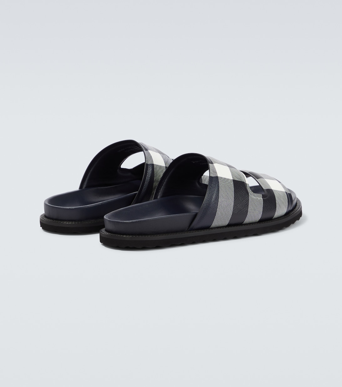 Checked canvas slides | Burberry