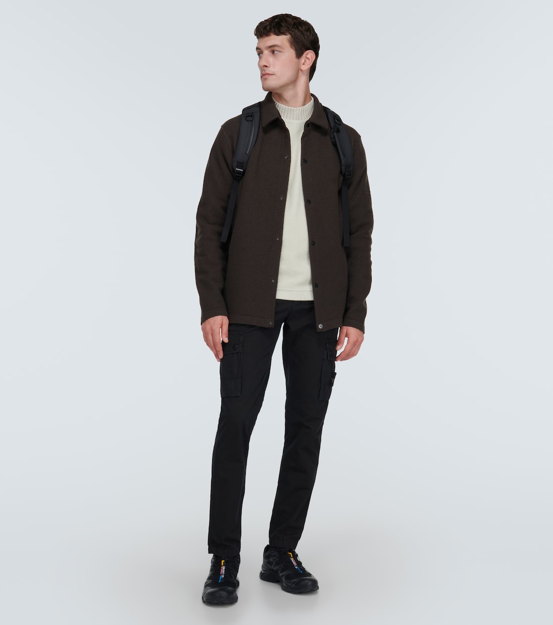 Hemdjacke Compass aus Wolle | Stone Island