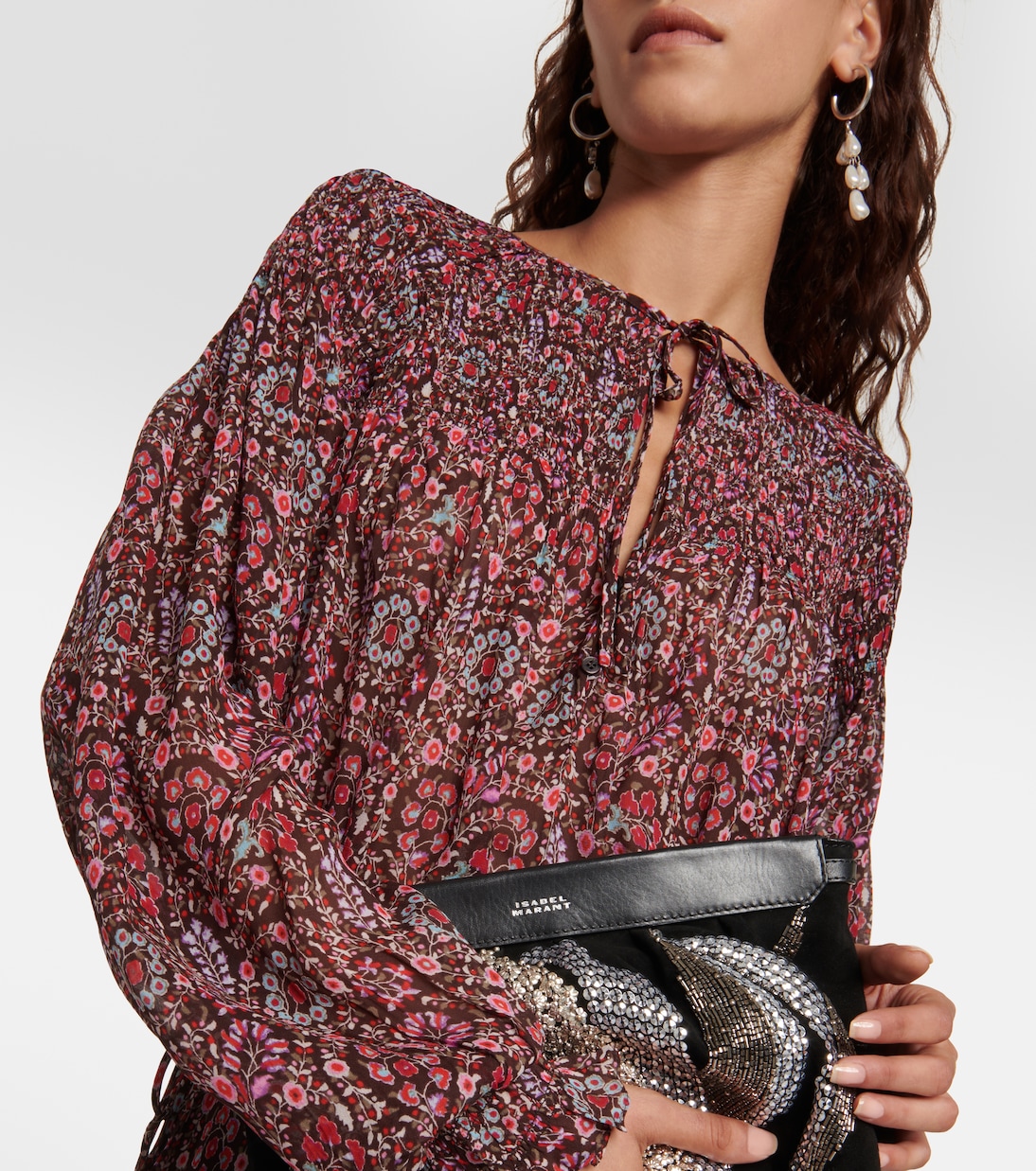 Minikleid Noanne aus Georgette | Marant Etoile