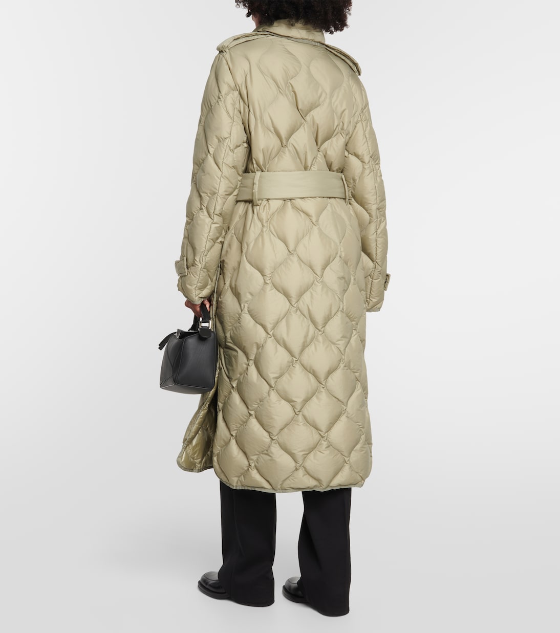 Quilted down trench coat | Dorothee Schumacher