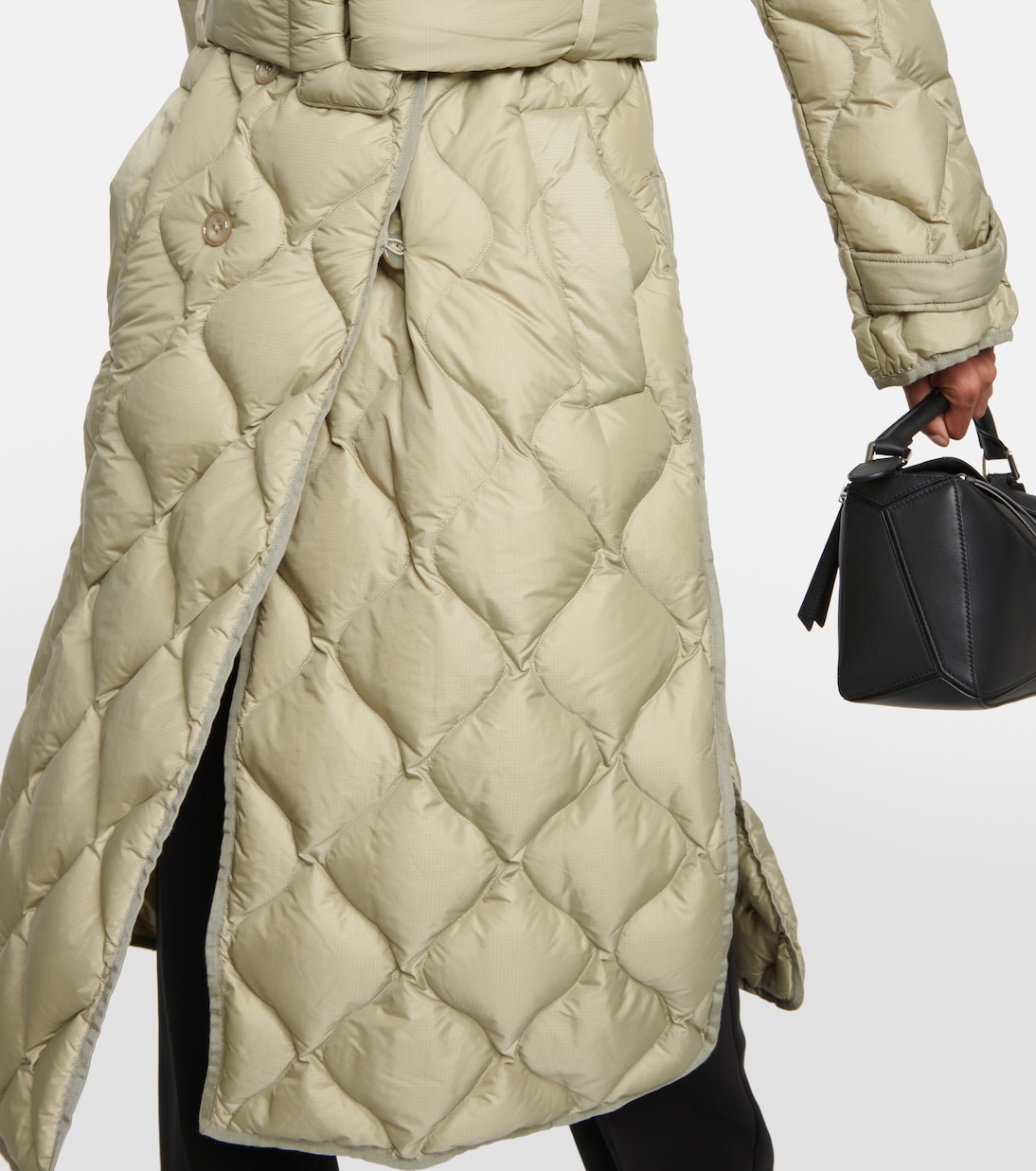Quilted down trench coat | Dorothee Schumacher