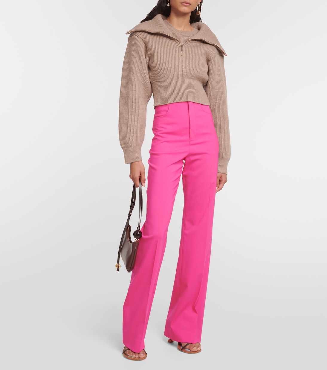Jersey La Maille Risoul de lana cropped | Jacquemus