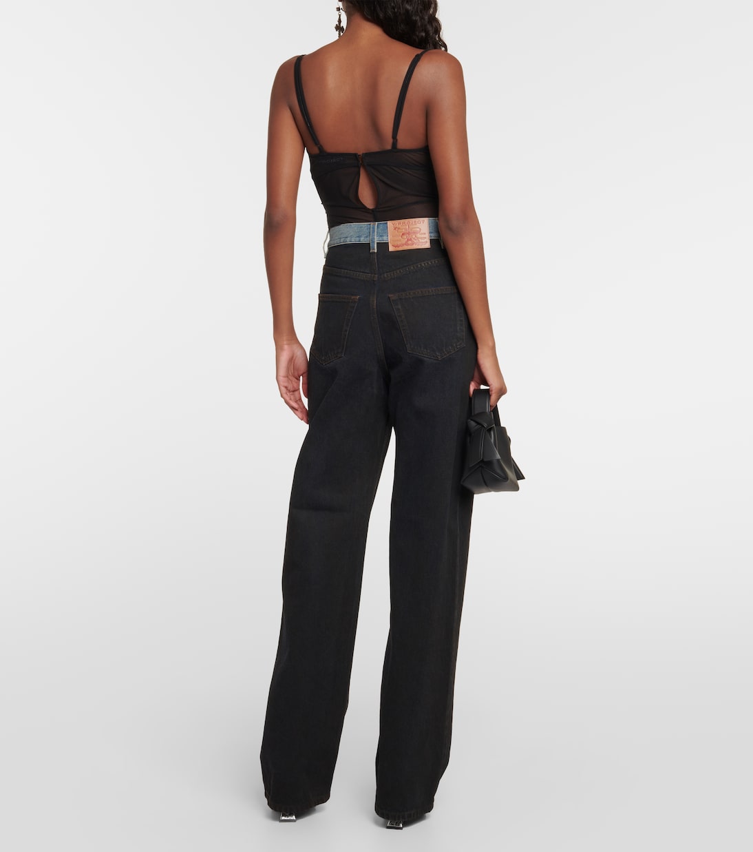 Wire Brasier mesh bodysuit | Y/Project