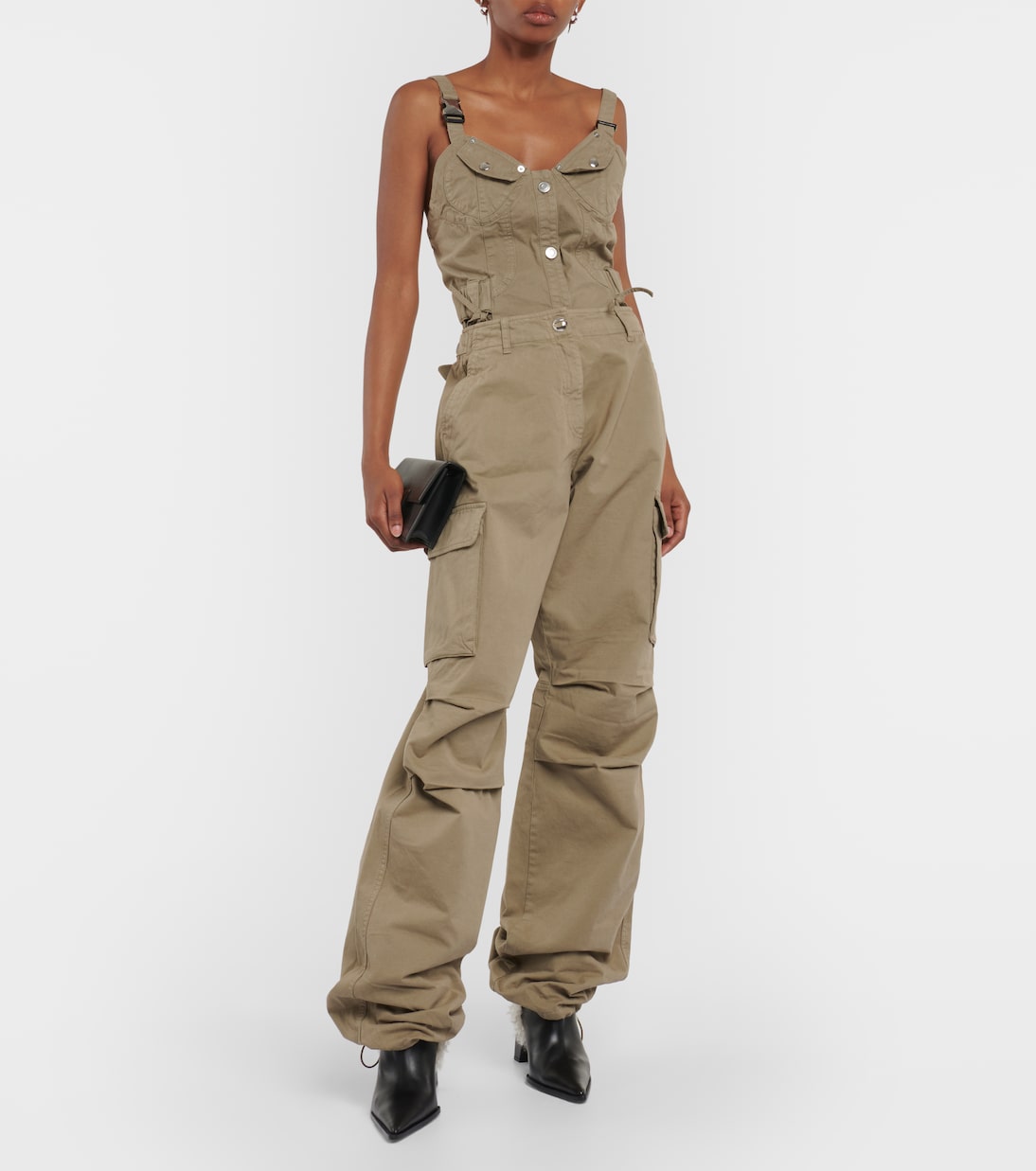 Pantaloni cargo in cotone a gamba larga | Coperni