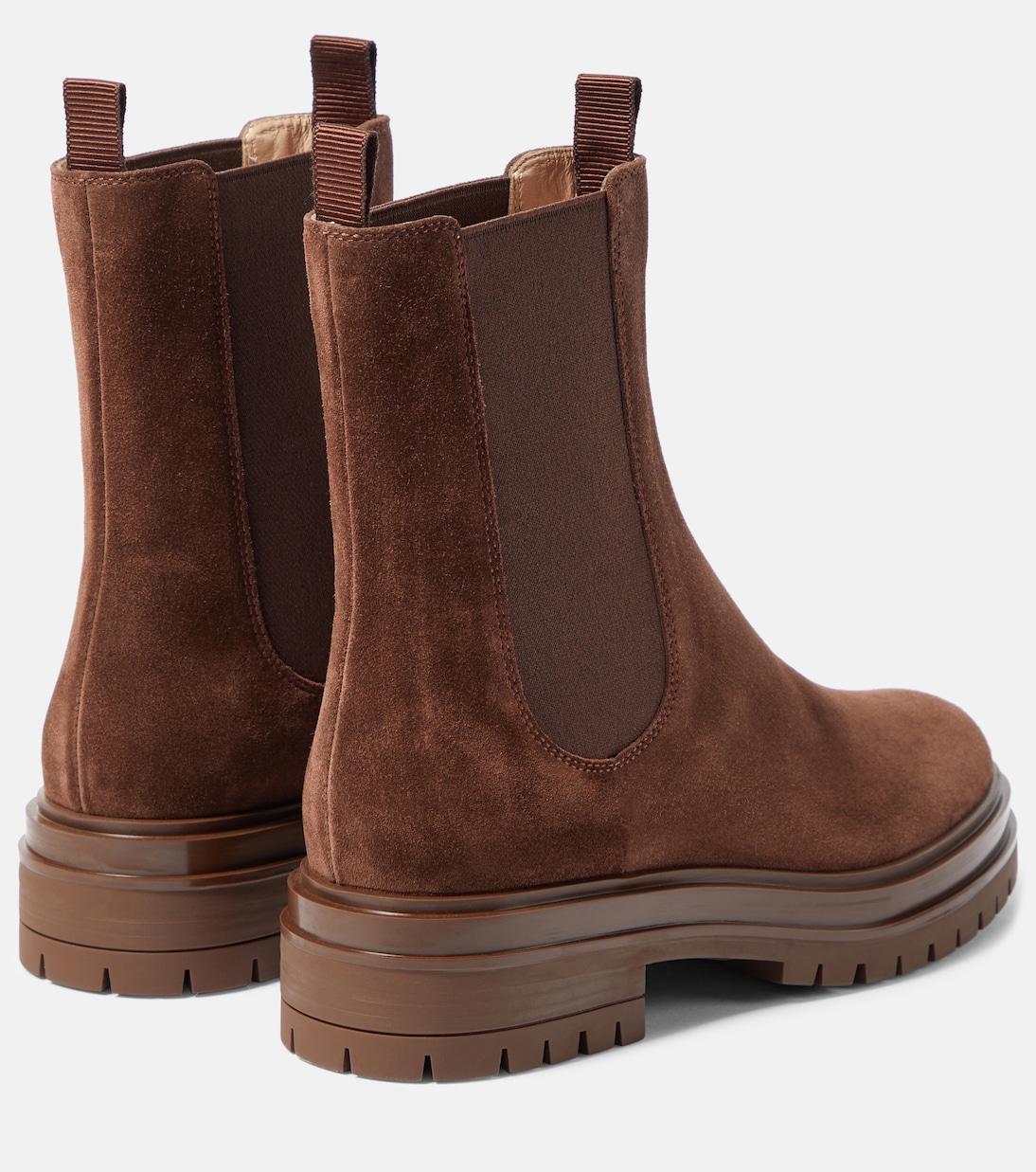 Bottines Chelsea Chester en daim | Gianvito Rossi