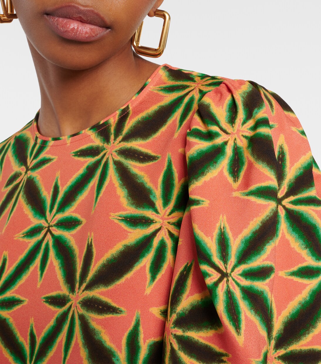 Blouse Lilliana imprimée en crêpe | Ulla Johnson