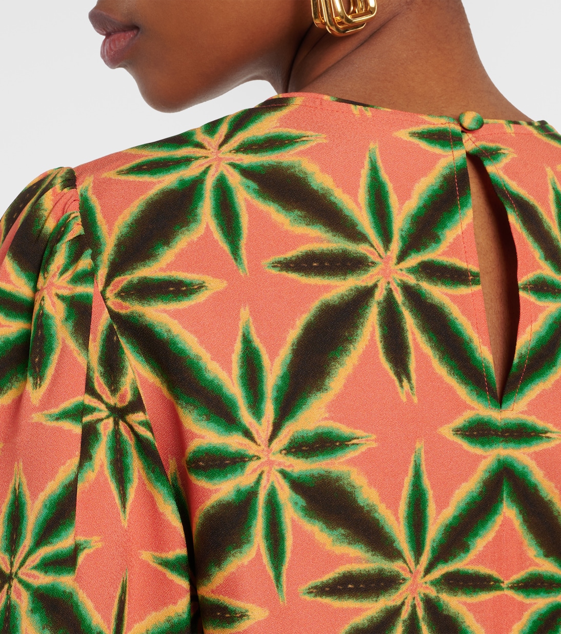 Blouse Lilliana imprimée en crêpe | Ulla Johnson