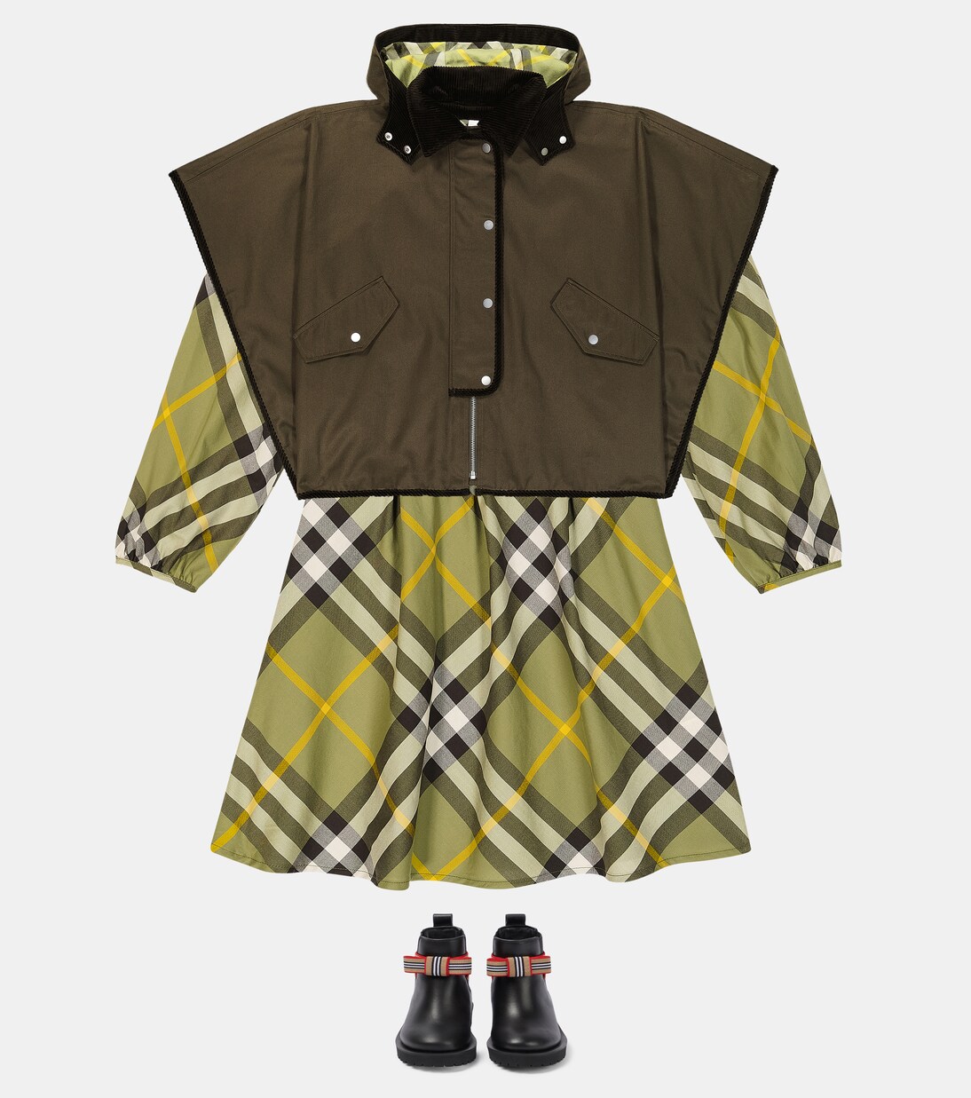 Kids burberry cape online