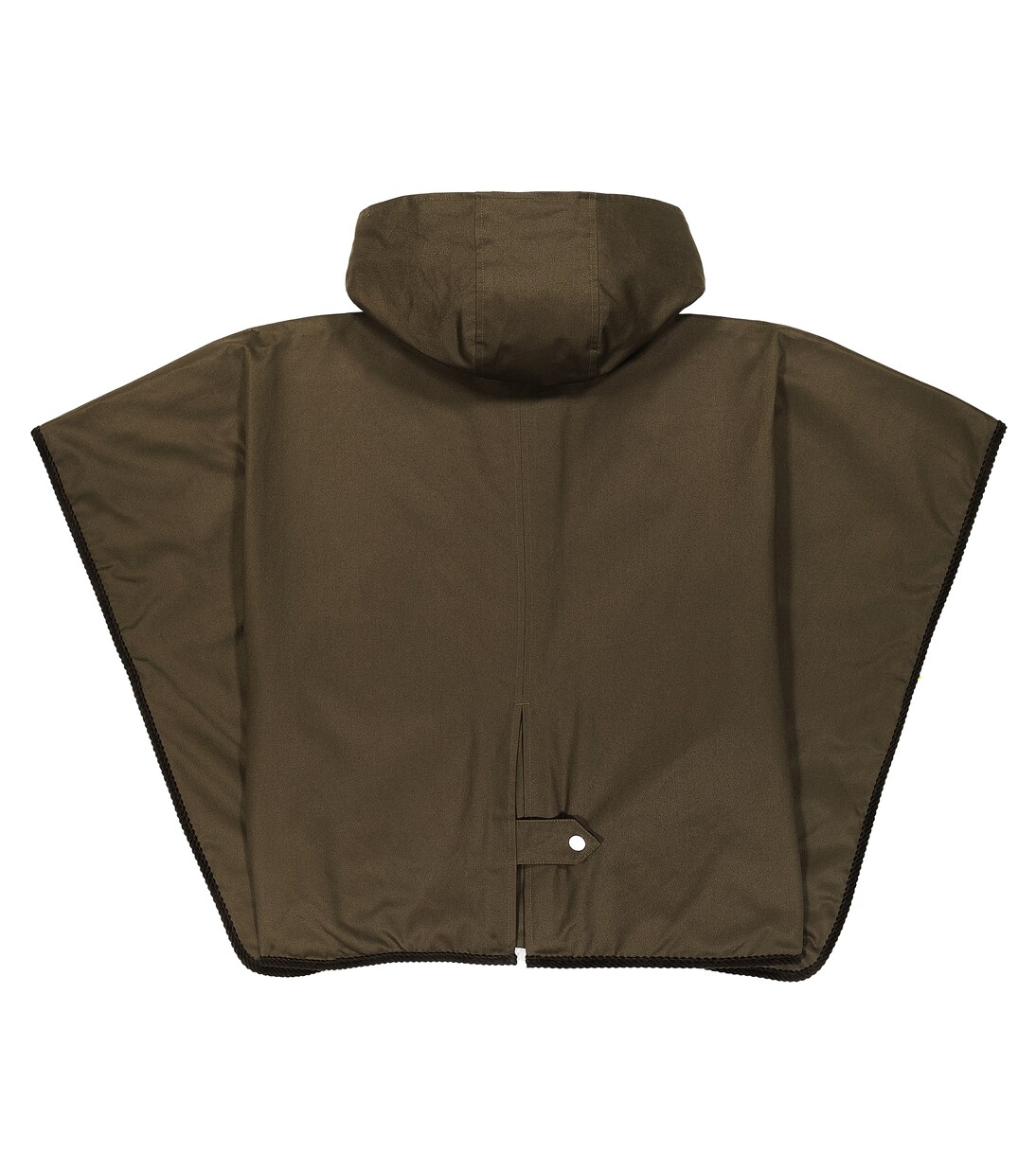 Cotton cape in green Burberry Kids Mytheresa