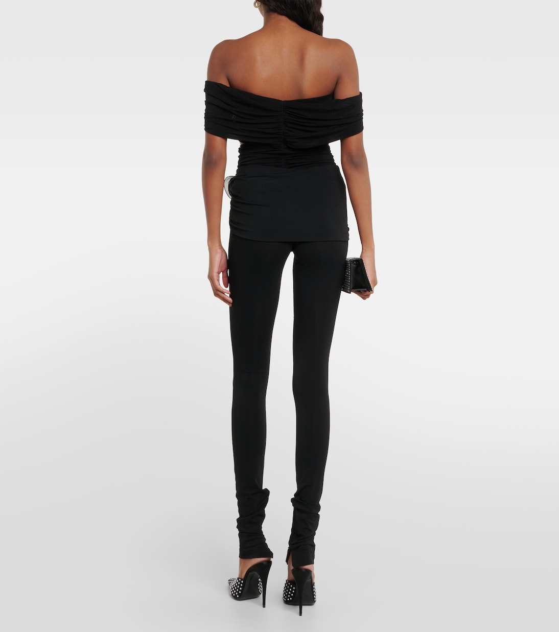 Leggings in jersey con applicazione | Magda Butrym