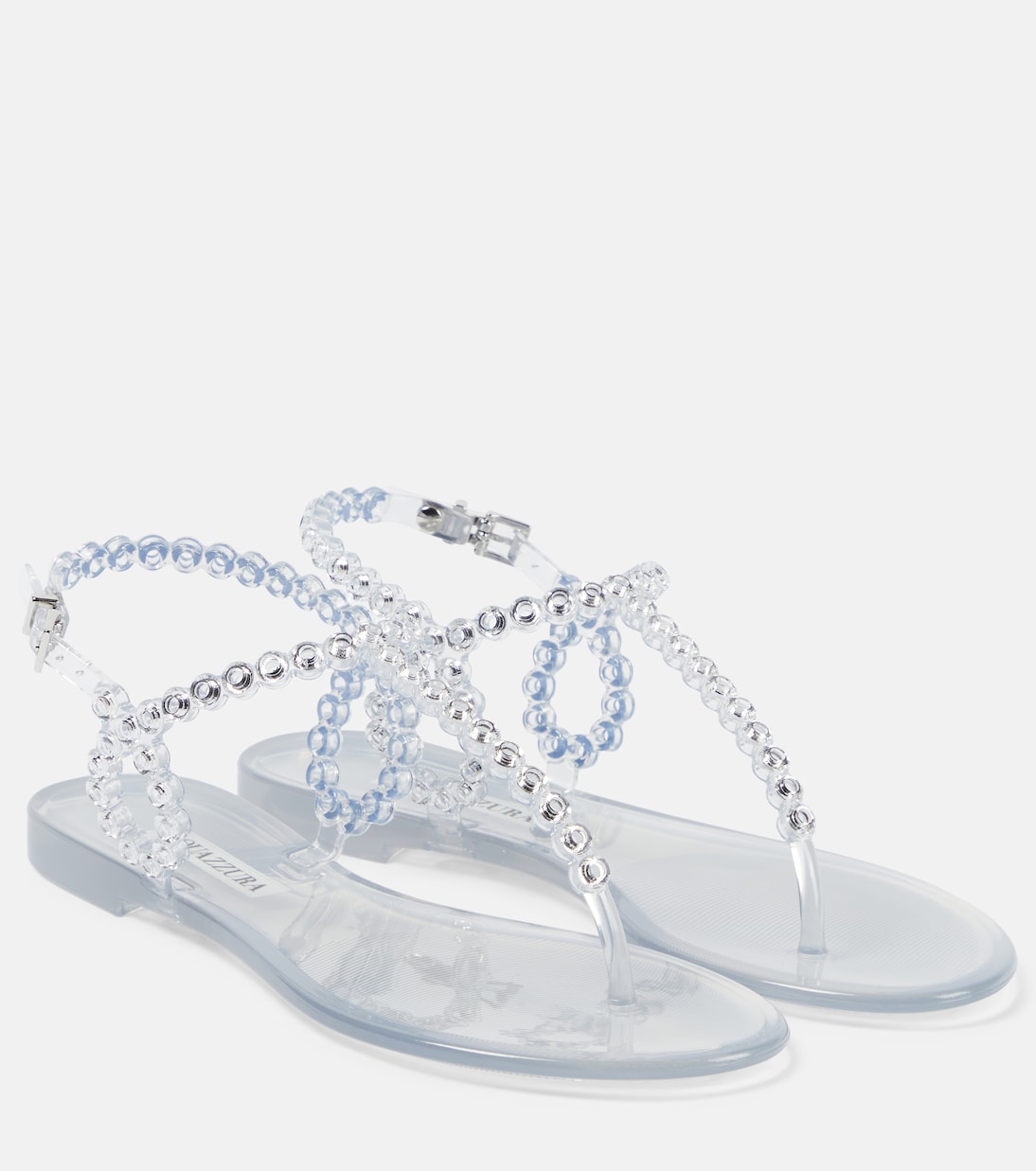 Almost Bare embellished PVC sandals | Aquazzura