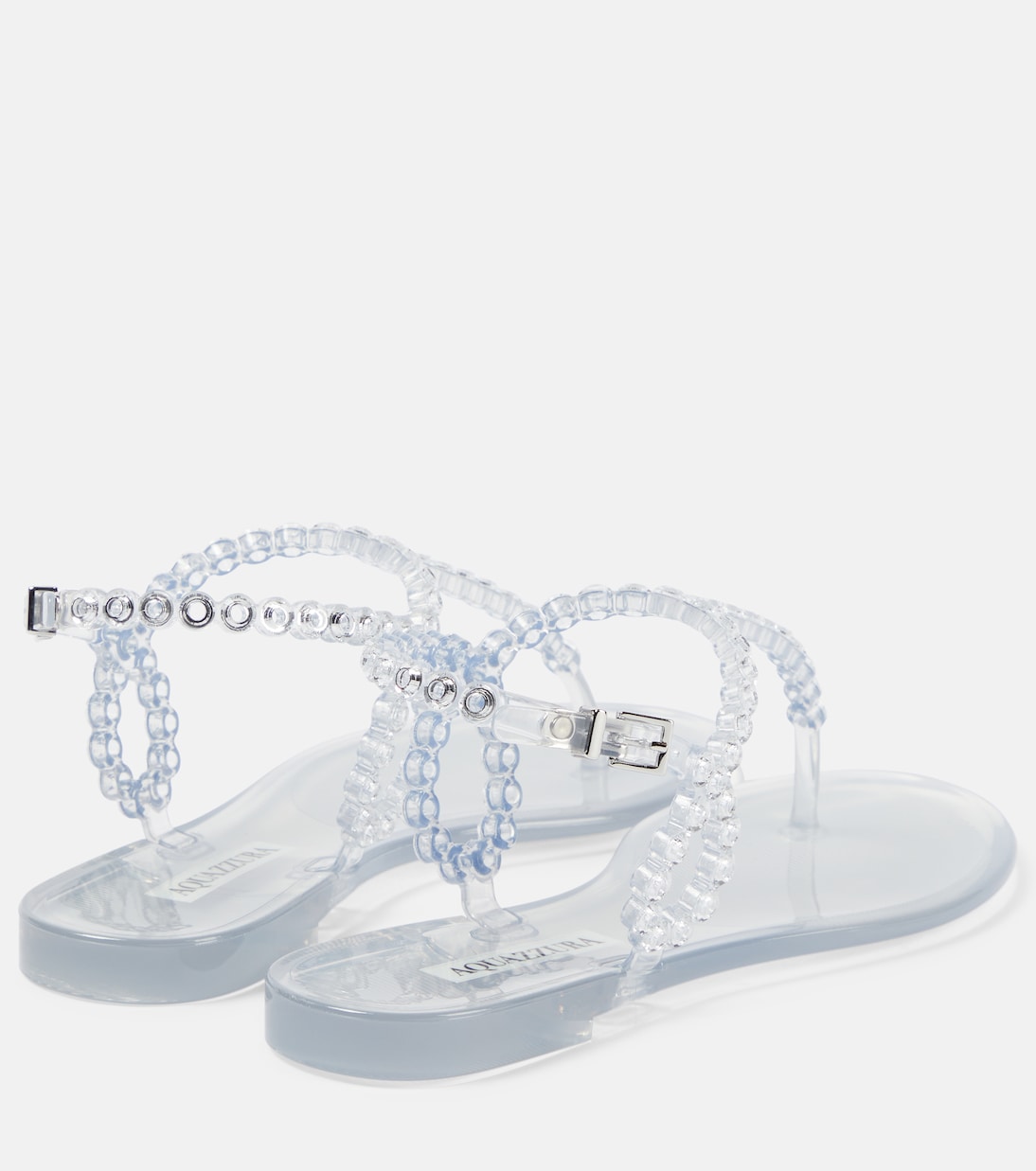 Almost Bare embellished PVC sandals | Aquazzura