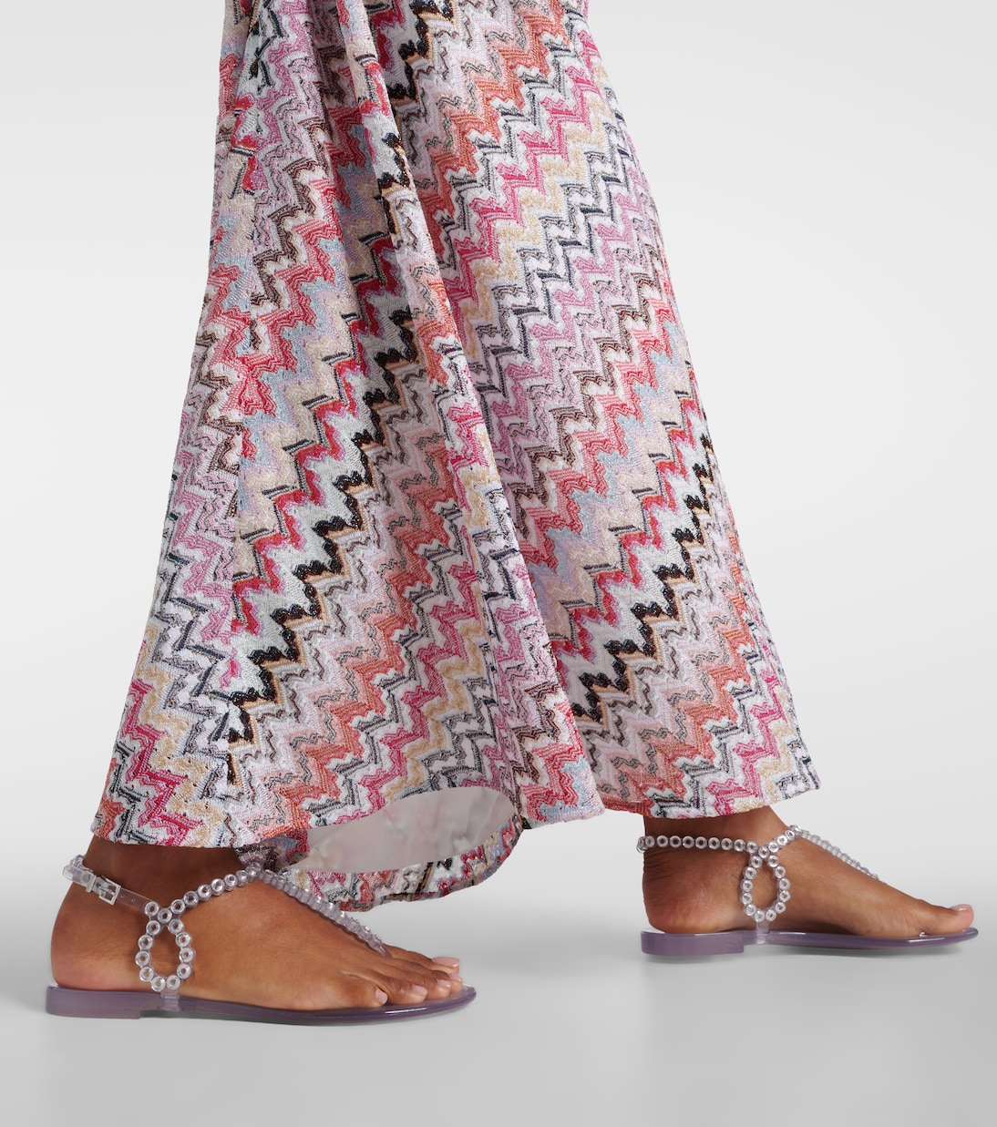 Almost Bare embellished PVC sandals | Aquazzura