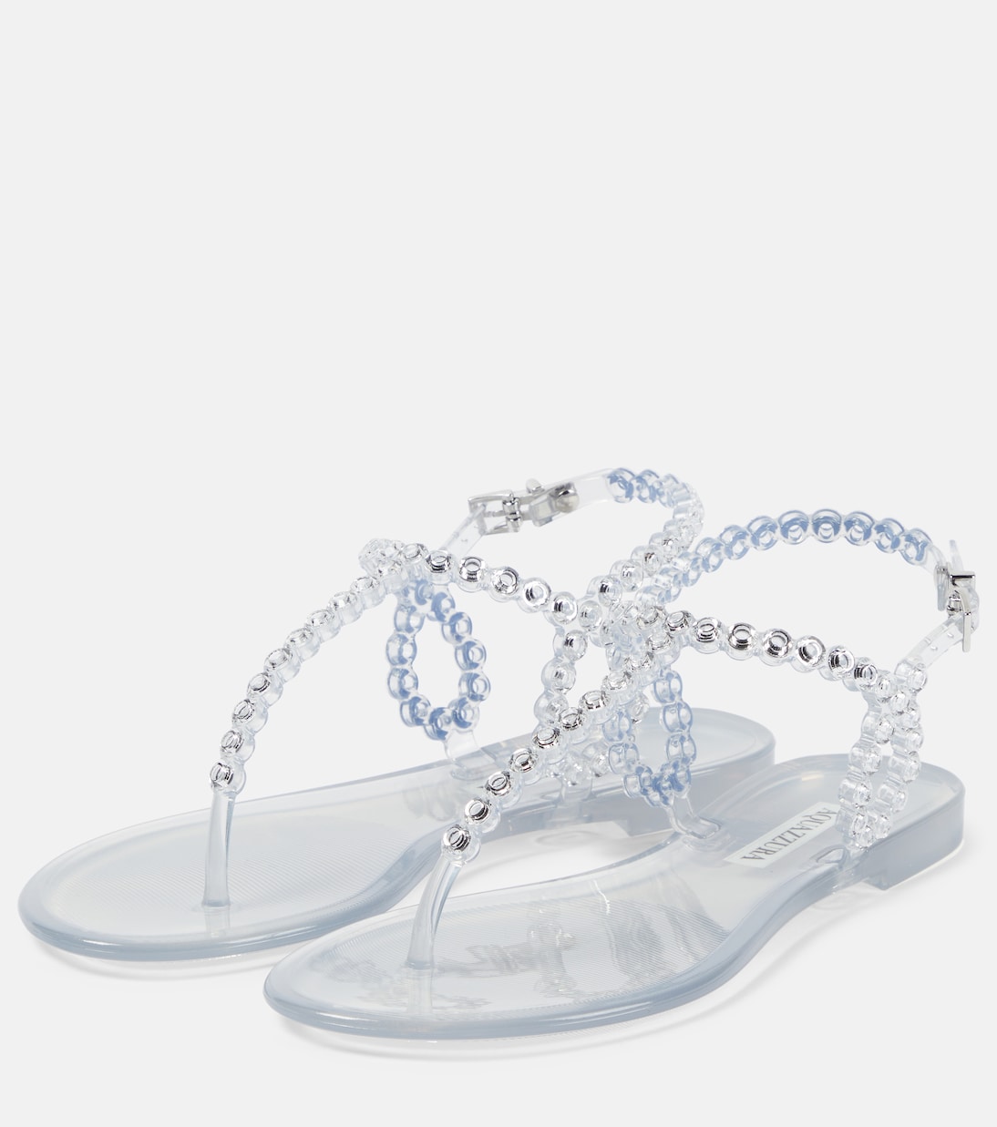 Almost Bare embellished PVC sandals | Aquazzura