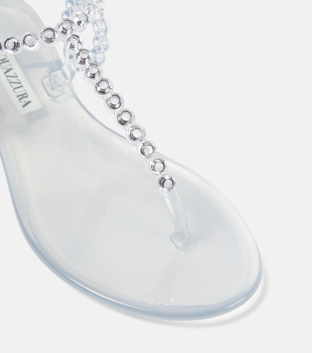 Almost Bare embellished PVC sandals | Aquazzura