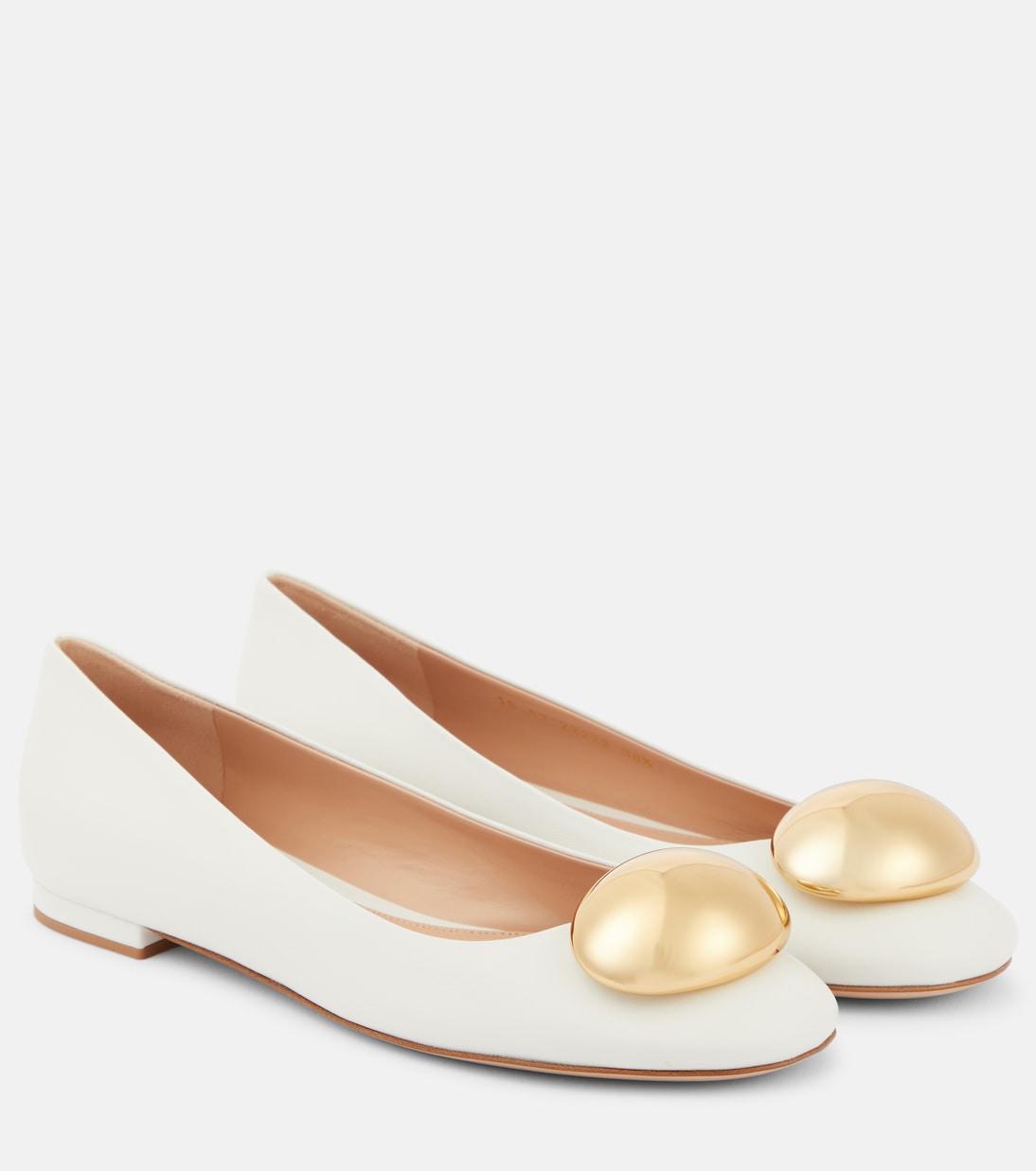 Bailarinas Sphera de piel adornadas | Gianvito Rossi