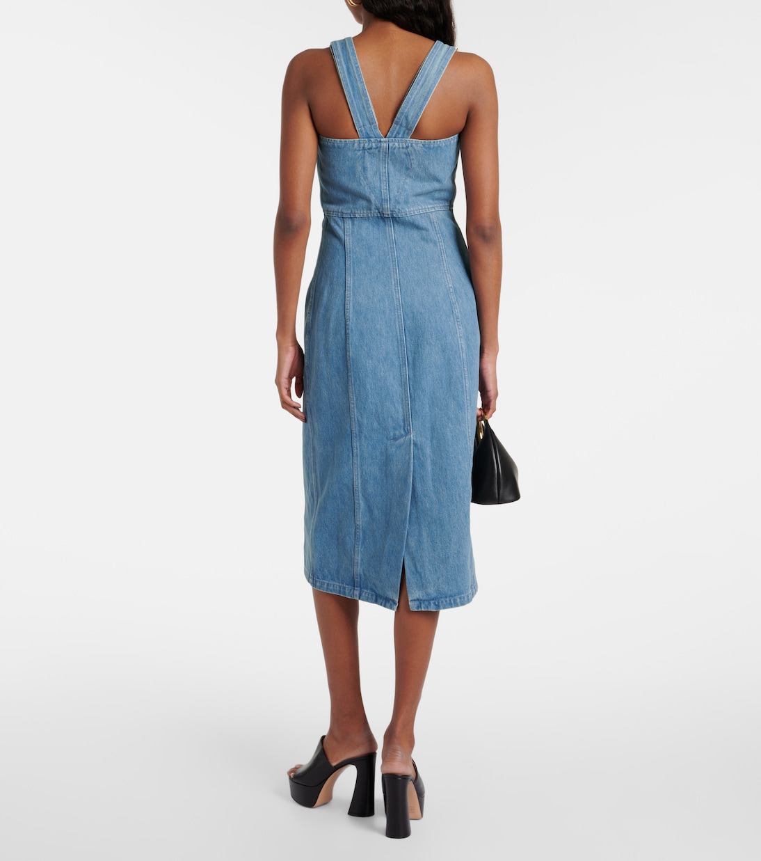 Vestido midi en denim | Patou