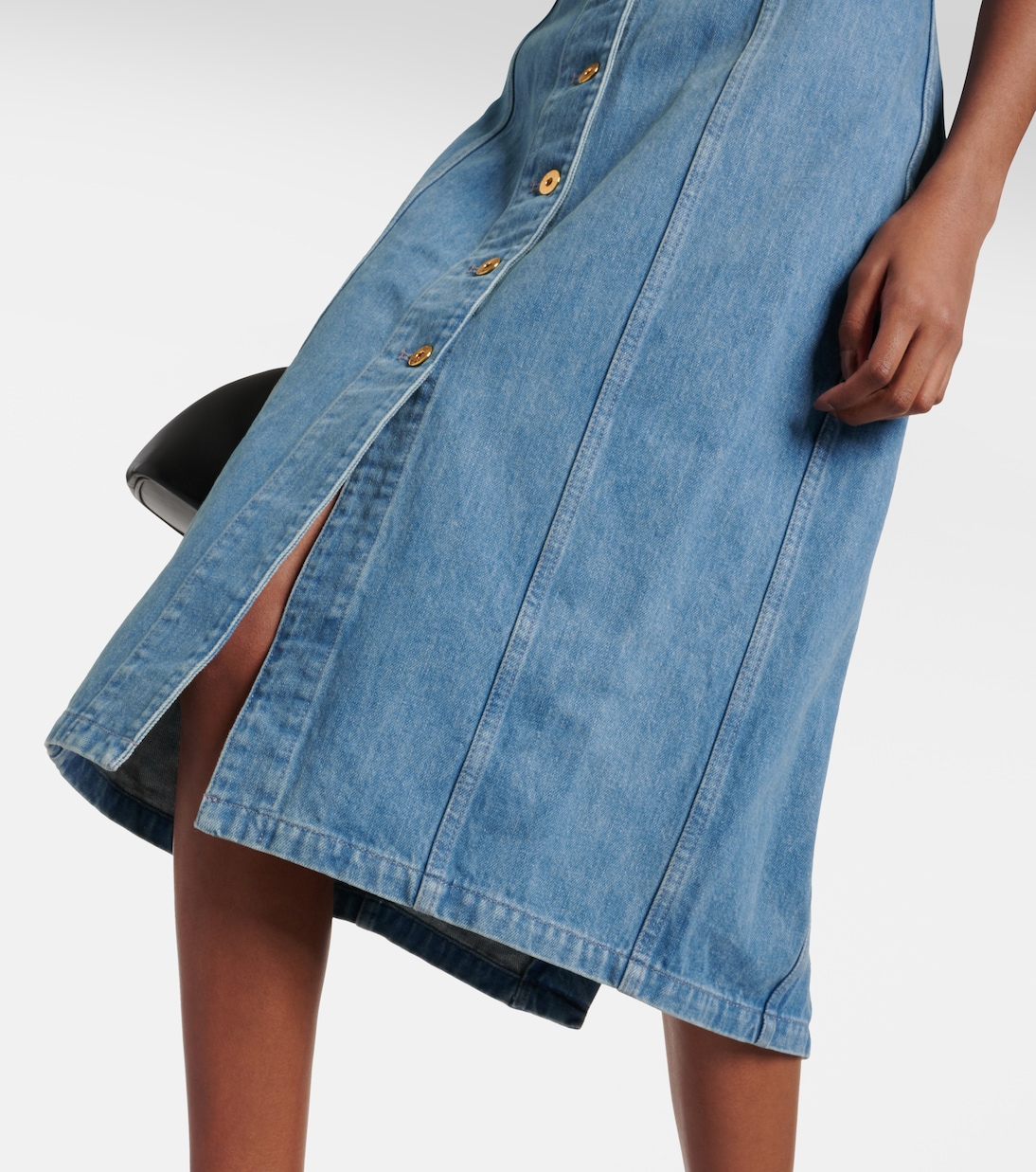 Vestido midi en denim | Patou