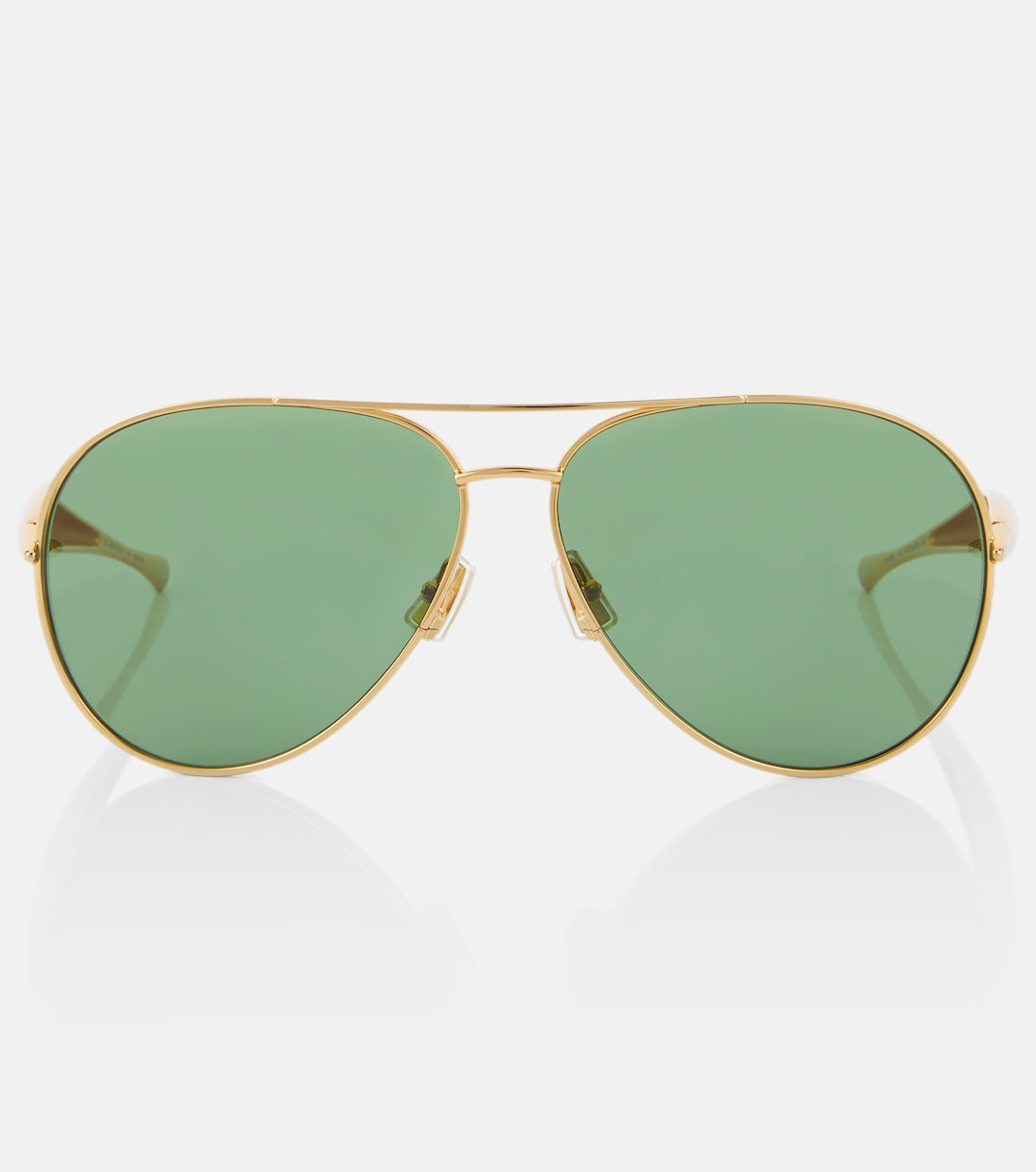 Sardine aviator sunglasses in gold Bottega Veneta Mytheresa