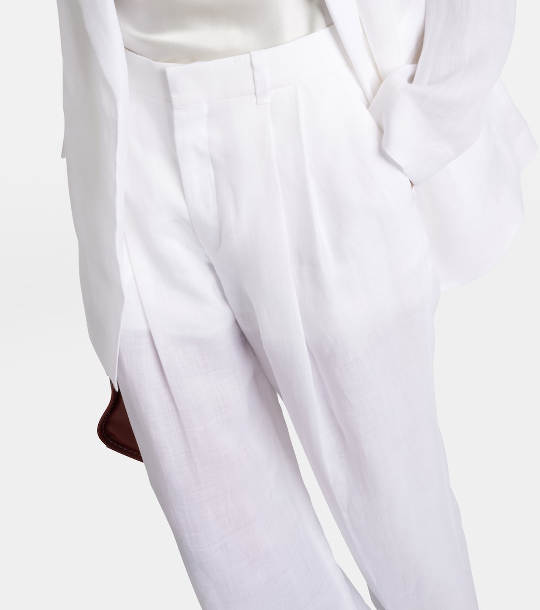 Weite Hose aus Ramie | Chloé