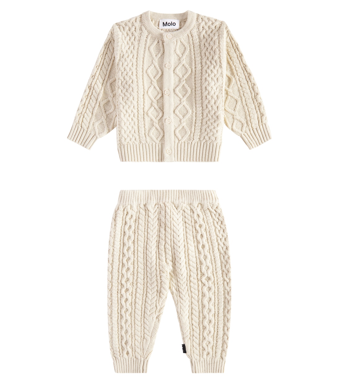 Bébé – Set cardigan et pantalon Breeze | Molo