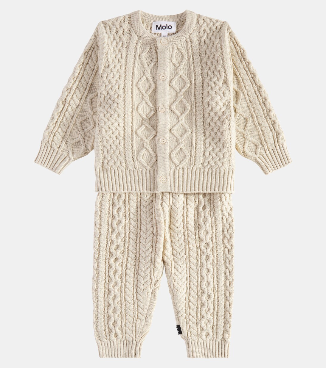 Bébé – Set cardigan et pantalon Breeze | Molo