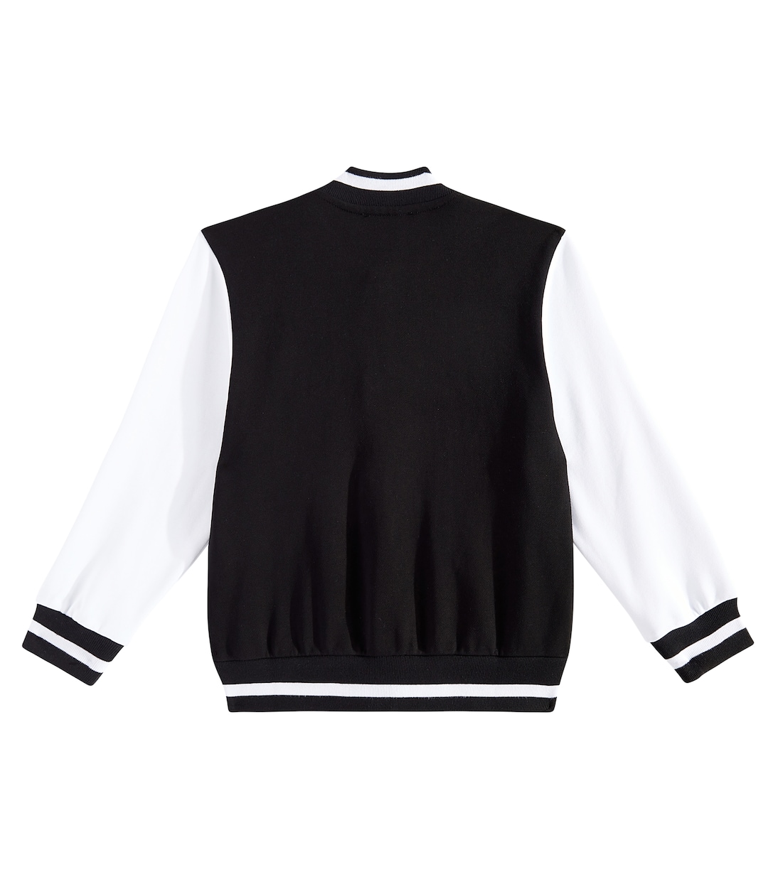 Chaqueta varsity de algodón con logo | Balmain Kids