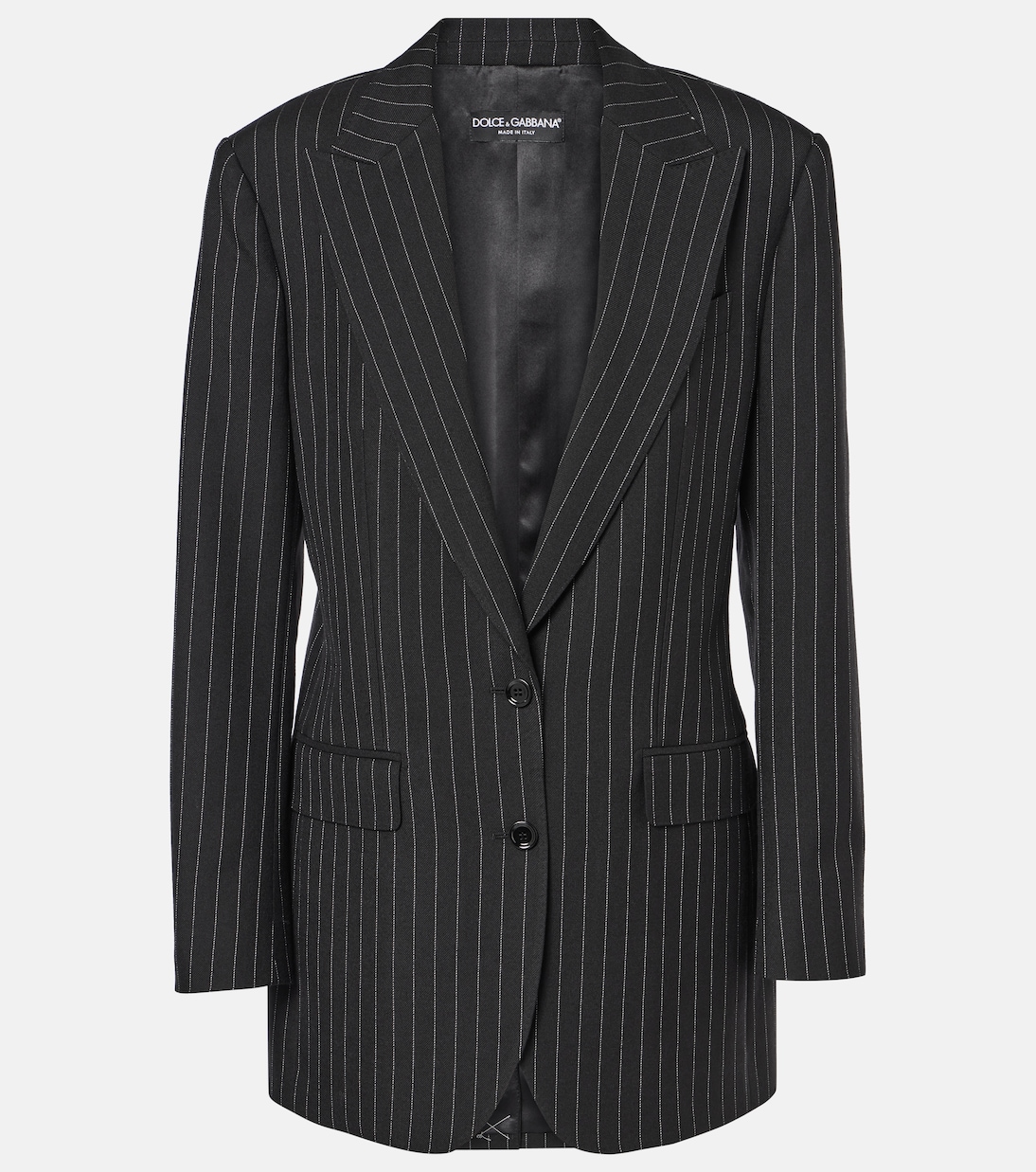 Blazer gessato in lana vergine | Dolce&Gabbana